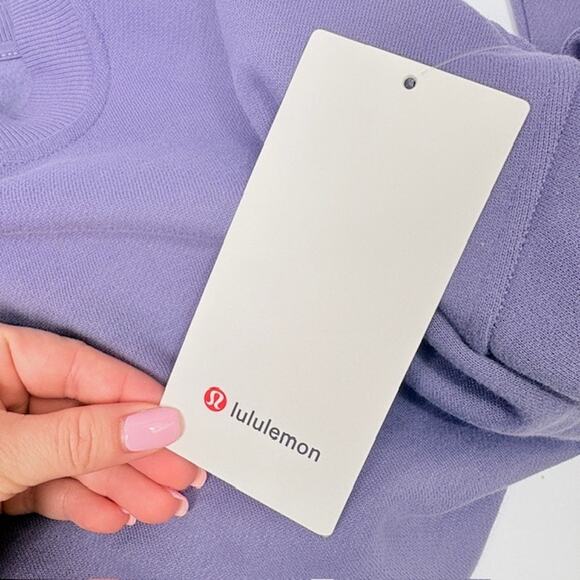 Lululemon Steady State Grape Mist Purple Oversized Crew Sweatshirt Size Small 🤍 - Picture 10 of 12